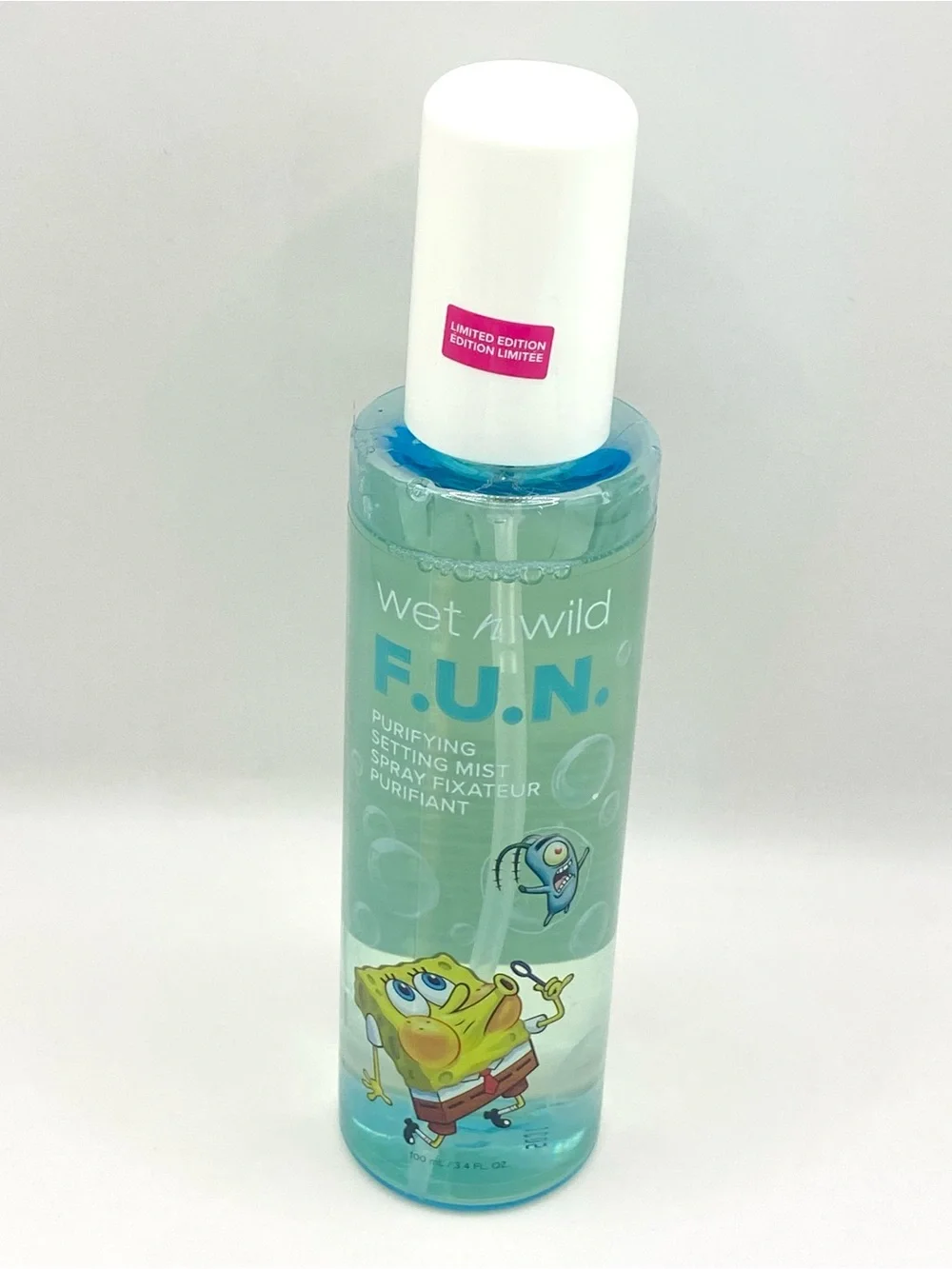 Wet n Wild Makeup X‎ SpongeBob F.U.N. FUN Purifying Setting Face Mist 3.4 oz